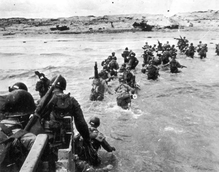 D-Day commemorative exhibit artwork